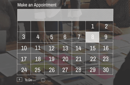 Schedule for follow-ups